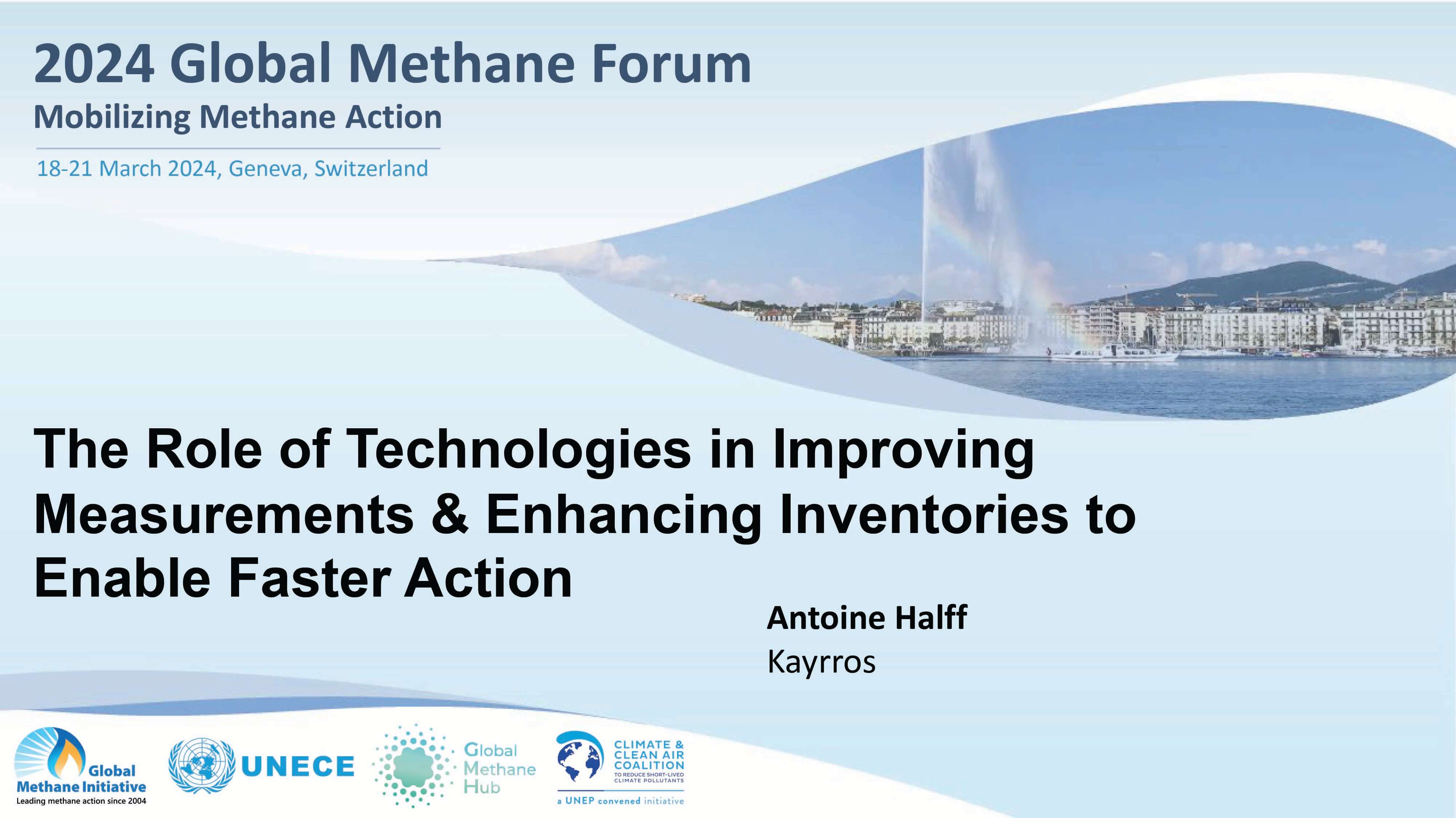 The Role of Technologies in Improving Measurements & Enhancing Inventories to Enable Faster Action